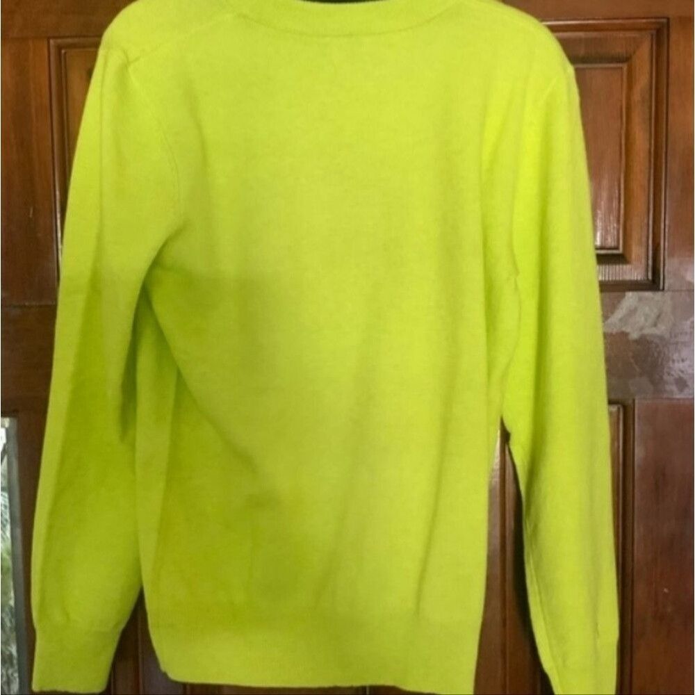 Lime Green Womens Sweater Small Y2k Top - Picture 5 of 9
